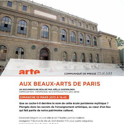 Aux Beaux-Arts de Paris - Documentaire (2013)