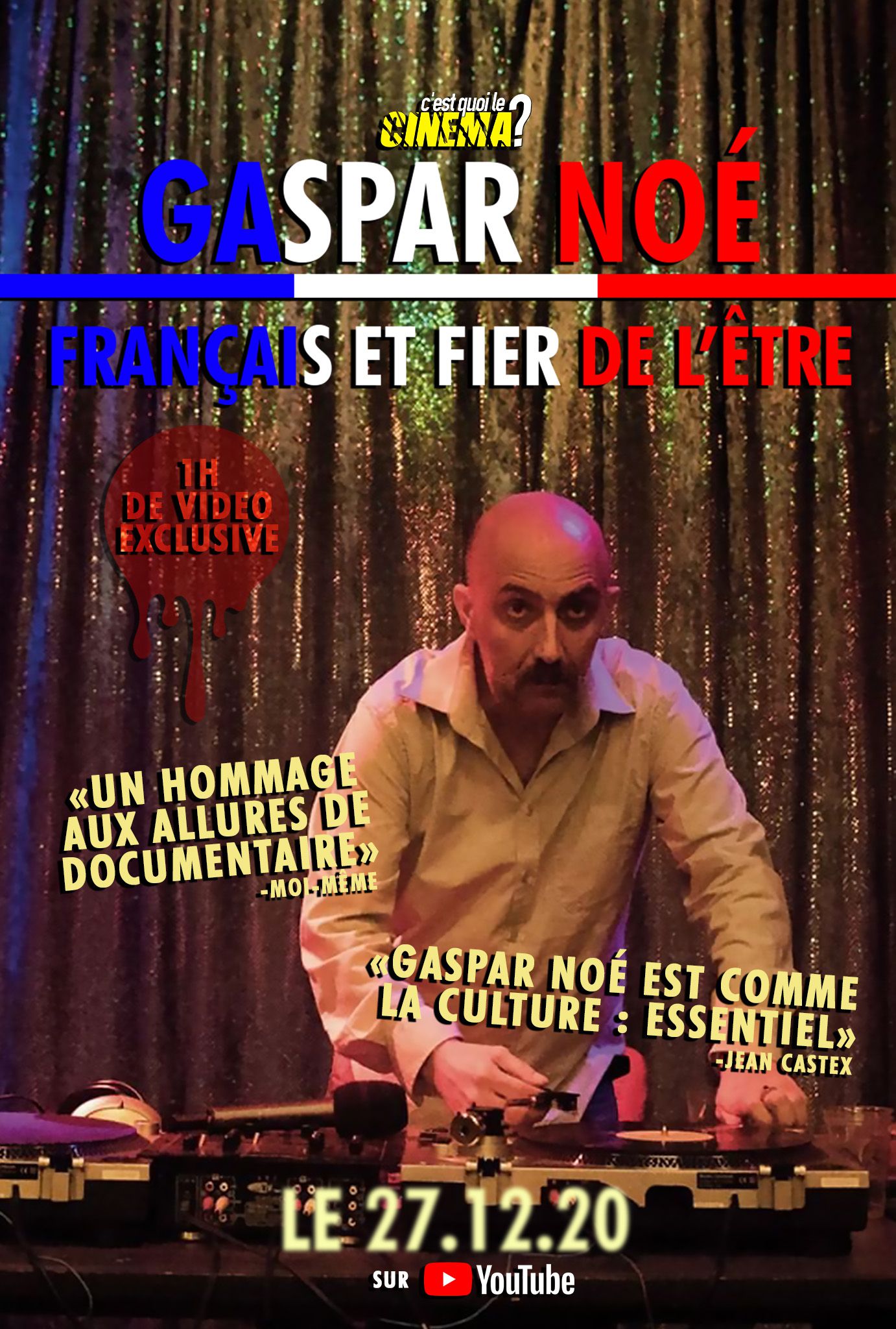 Gaspar Noé : français et fier de l'être - Documentaire (2020)