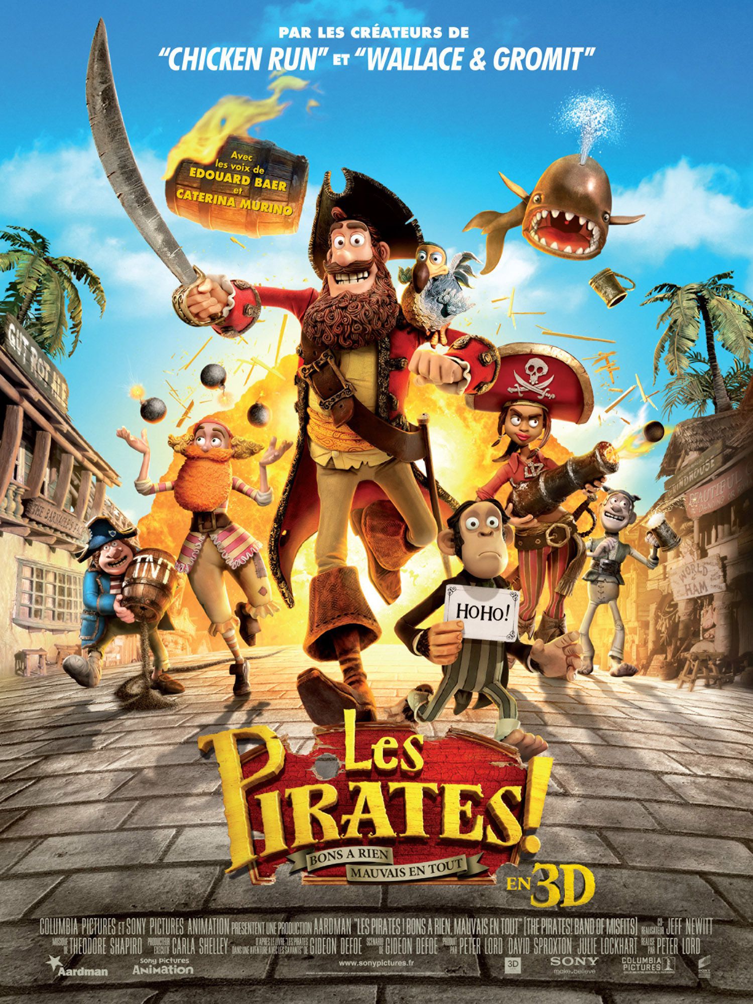 Les Pirates ! Bons à rien, mauvais en tout - Long-métrage d'animation (2012)
